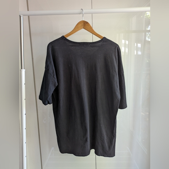 Oak + Fort 3/4 Sleeve T-shirt, Black, Sz S - Picture 3 of 3